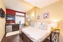 Private, studio apartments. 